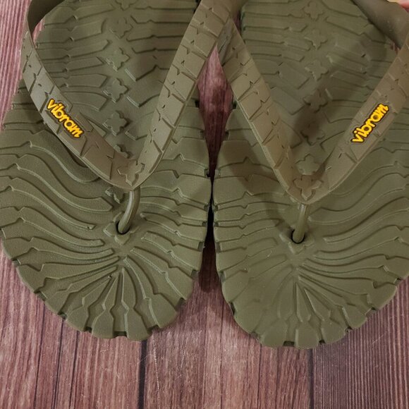 *READ* Rare Vibram Mens 45/46 US 11-12 Tropical Carrarmato Sandal Jungle Green - Picture 5 of 15